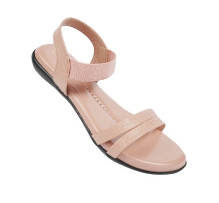 Peach Grace Sole Sandals by Cindy Footwears